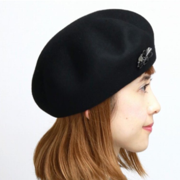 Galliano Sorbatti Wool Beret Hat - Picture 8 of 9
